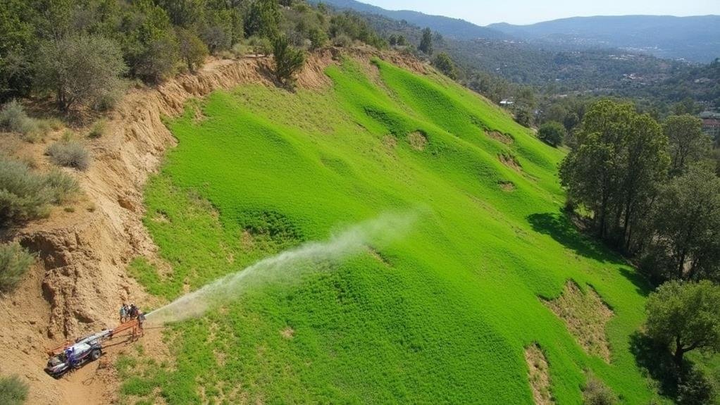 hydroseeding grass seed mixture in sacramento country, ca